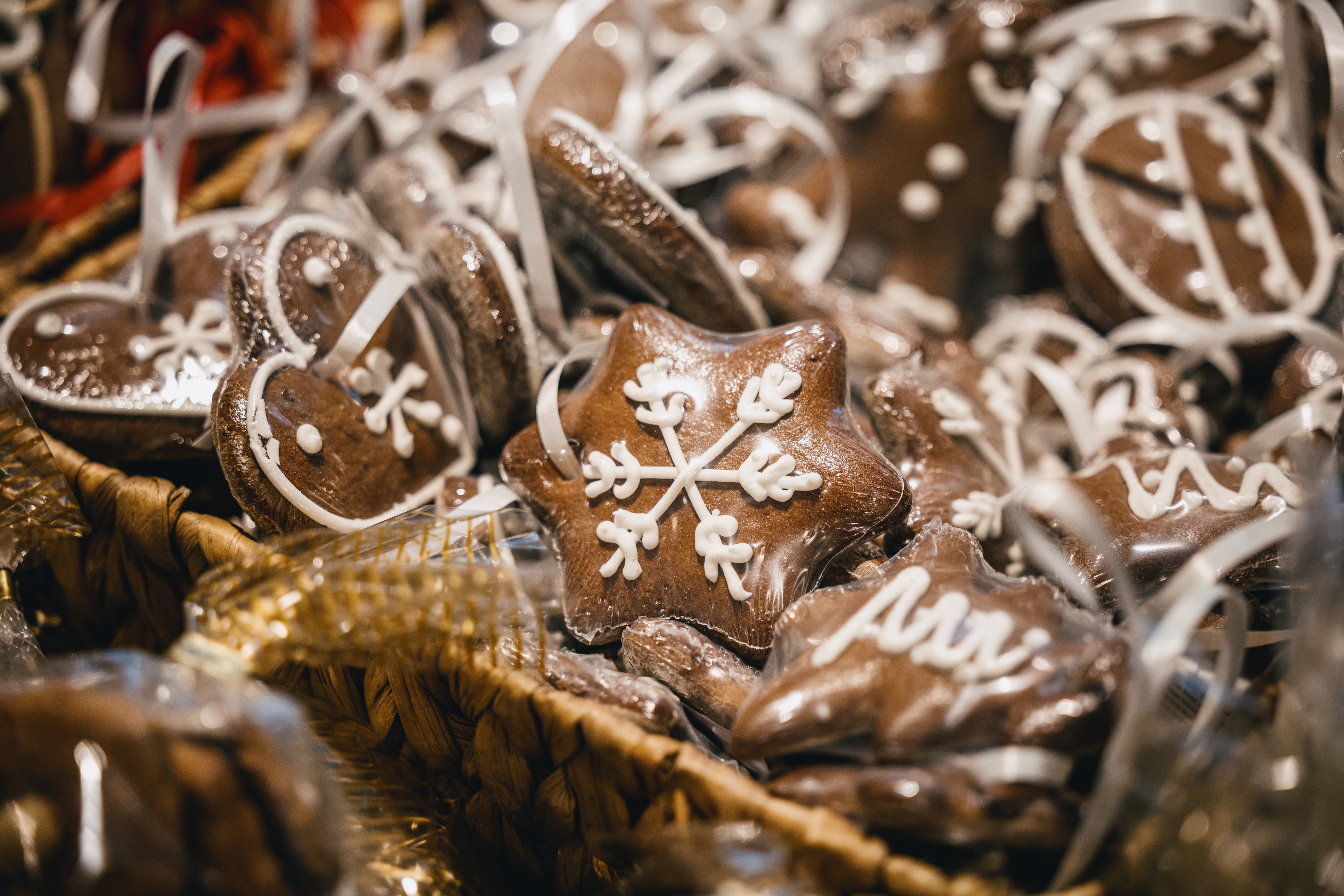 Lebkuchen in einem Korb