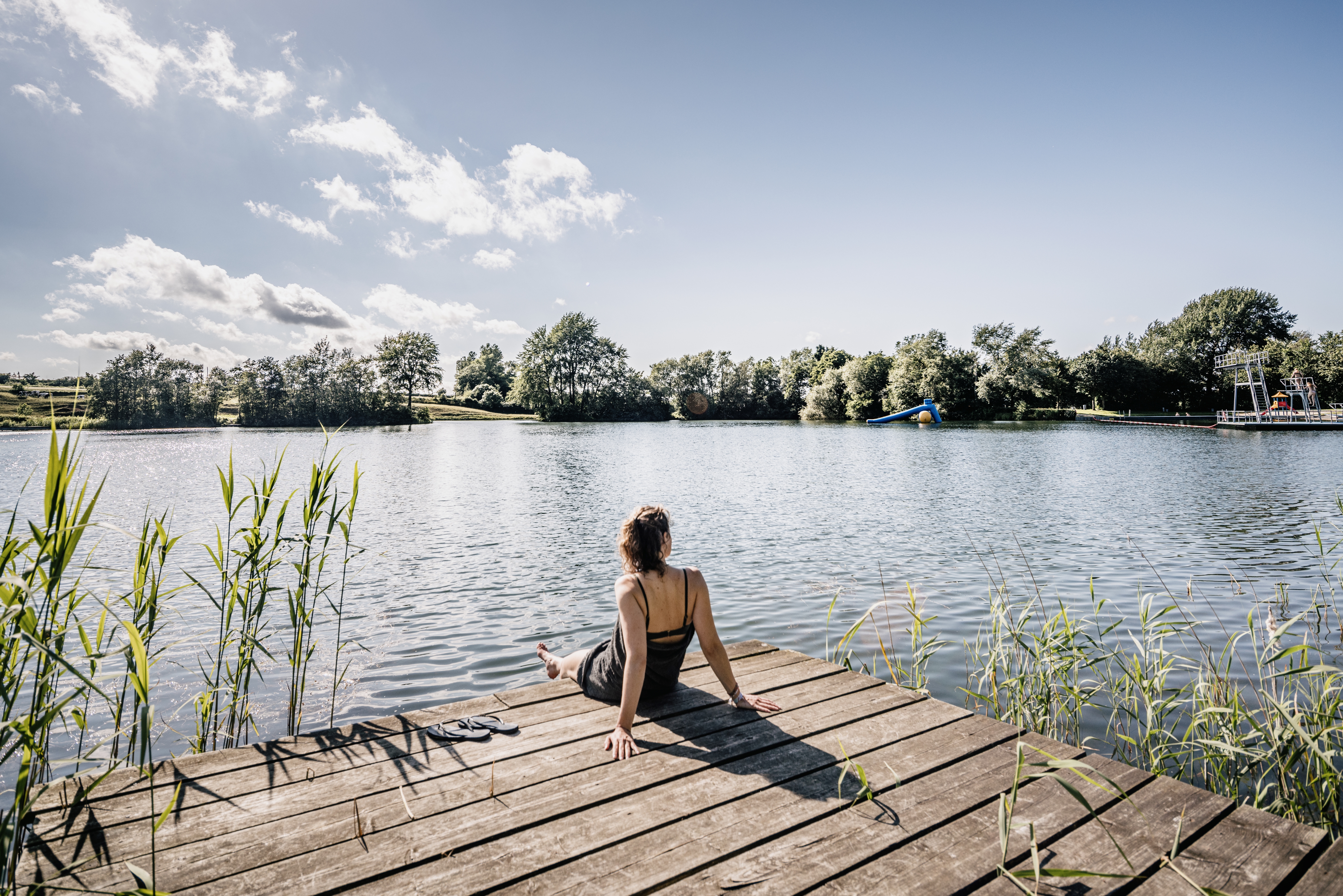 Naturbad Ladelund im Sommer