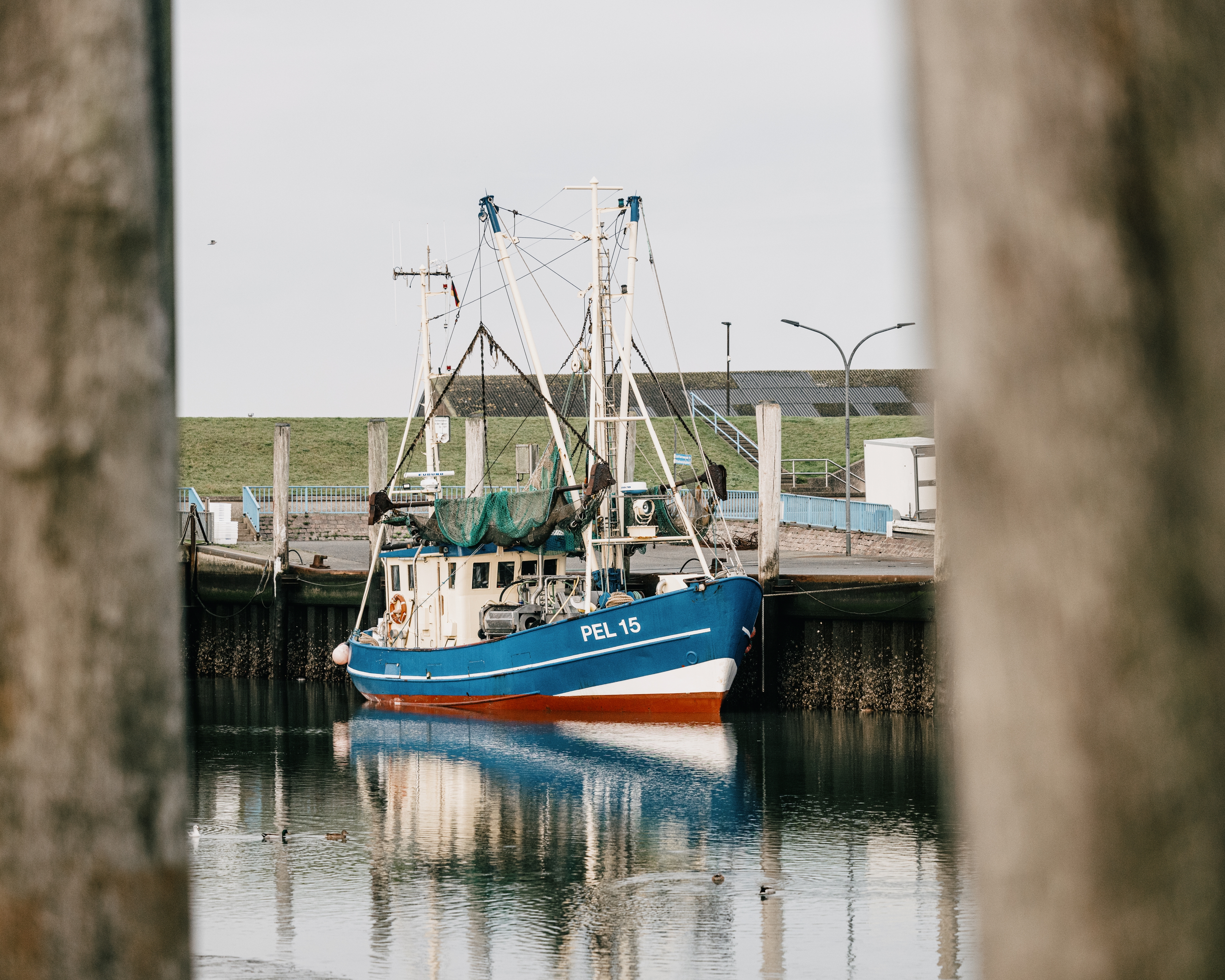 Hafen Pellworm mit Kutter