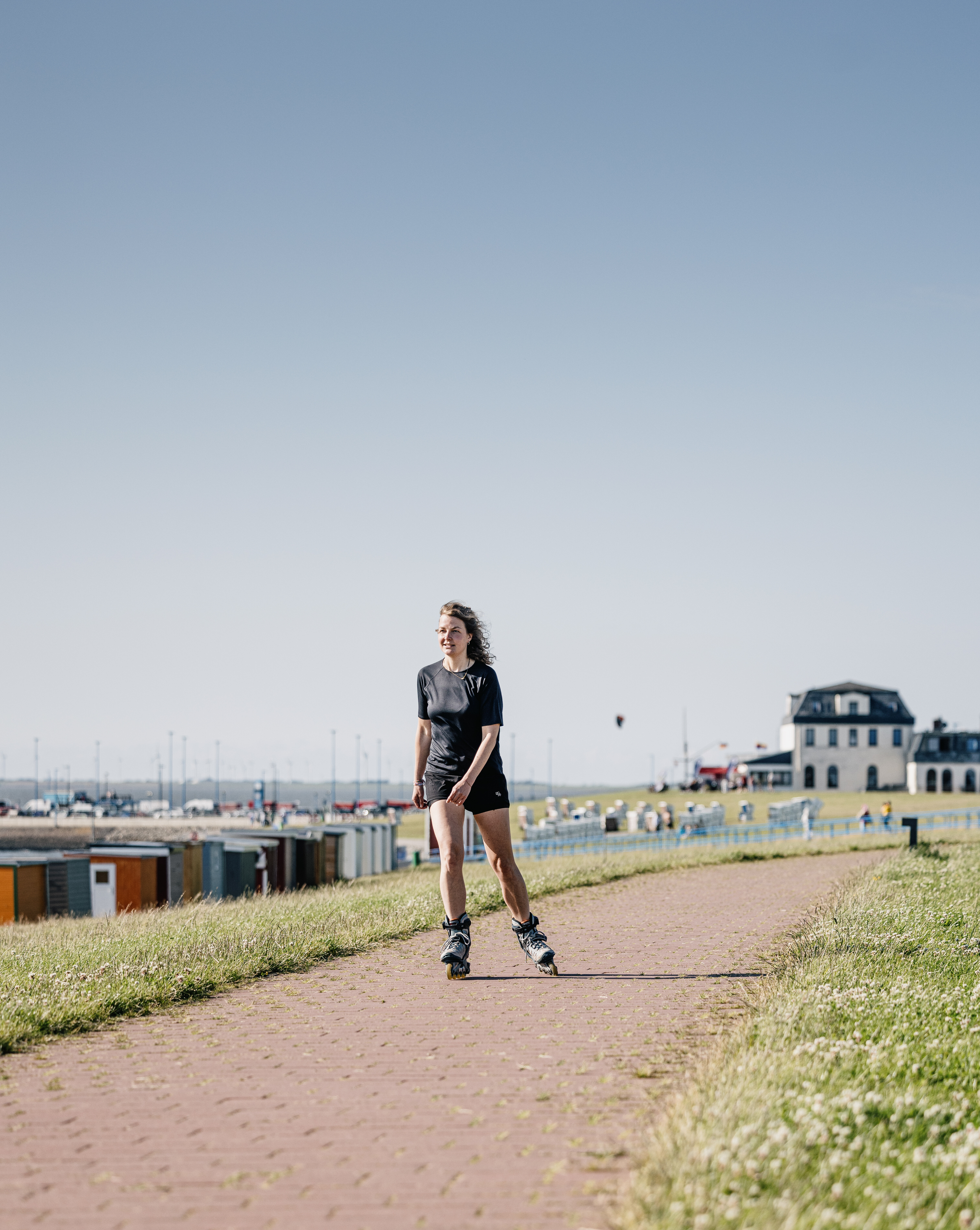 Nordseeküste Nordfriesland | Markus Rohrbacher, Aktiv unterwegs am Dagebüller Deich Aktiv unterwegs am Dagebüller Deich