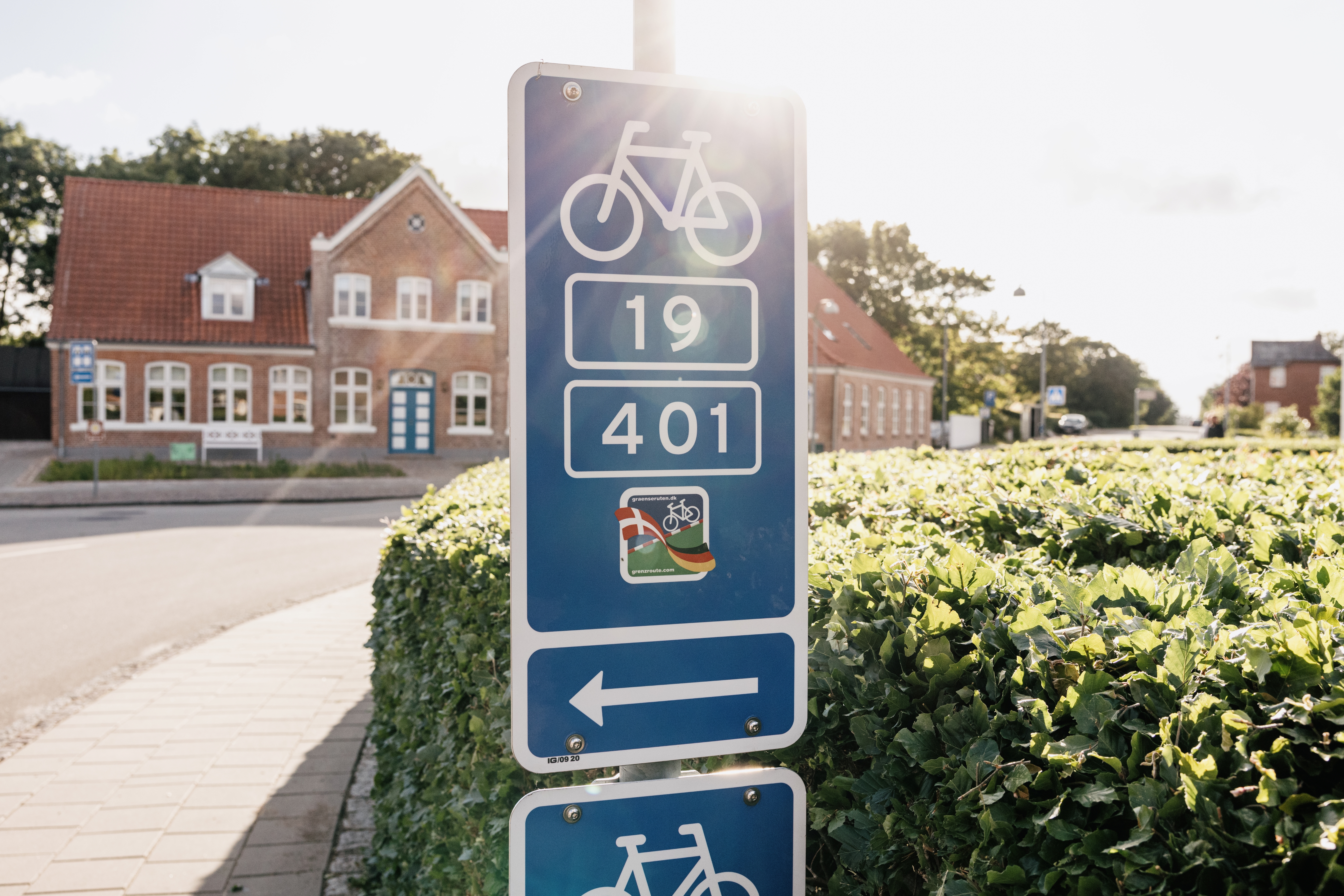 Nordseeküste Nordfriesland | Markus Rohrbacher, Grenzroute Beschilderung Beschilderung der deutsch-dänischen Grenzroute