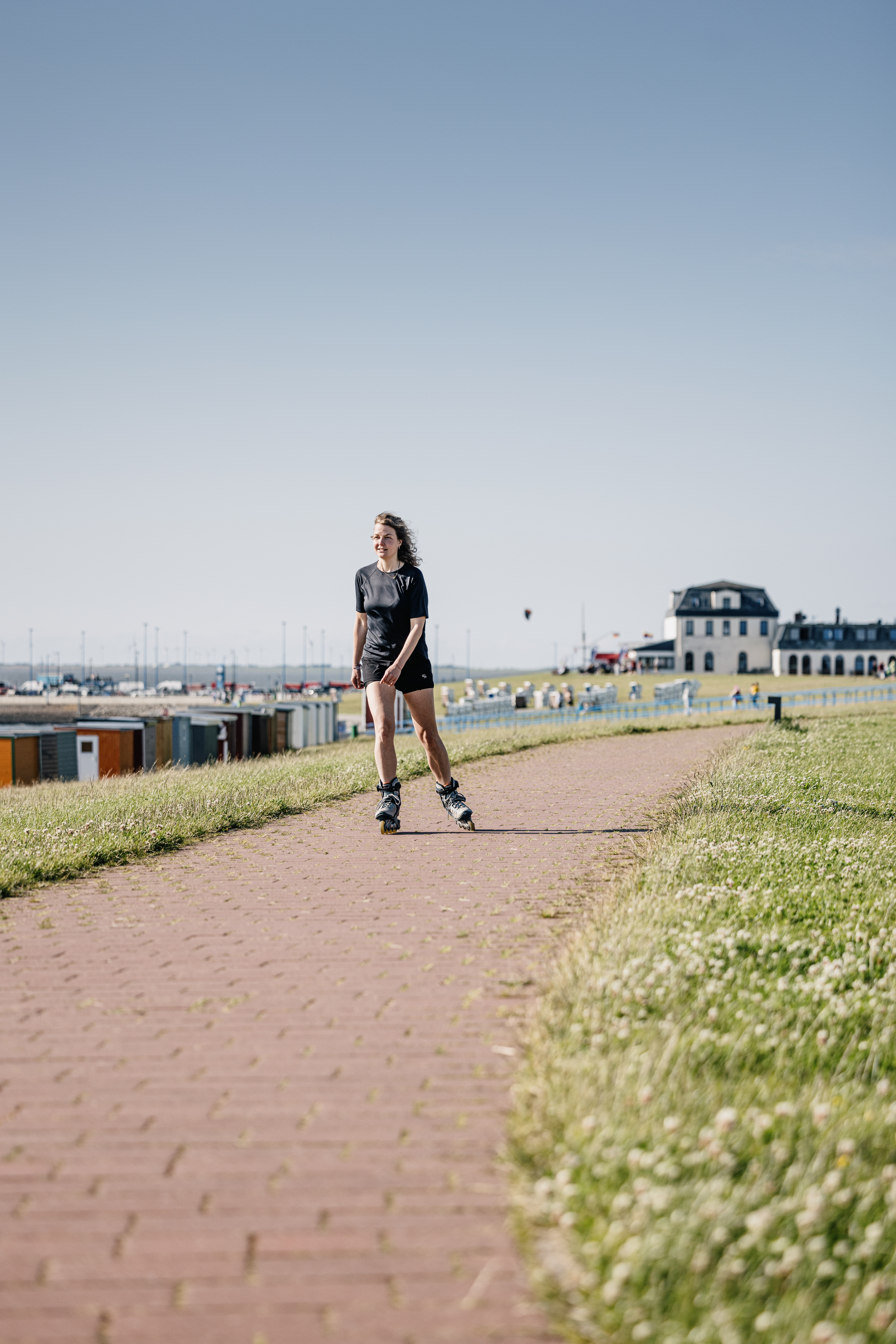 Nordseeküste Nordfriesland | Markus Rohrbacher, Aktiv unterwegs am Dagebüller Deich Aktiv unterwegs am Dagebüller Deich