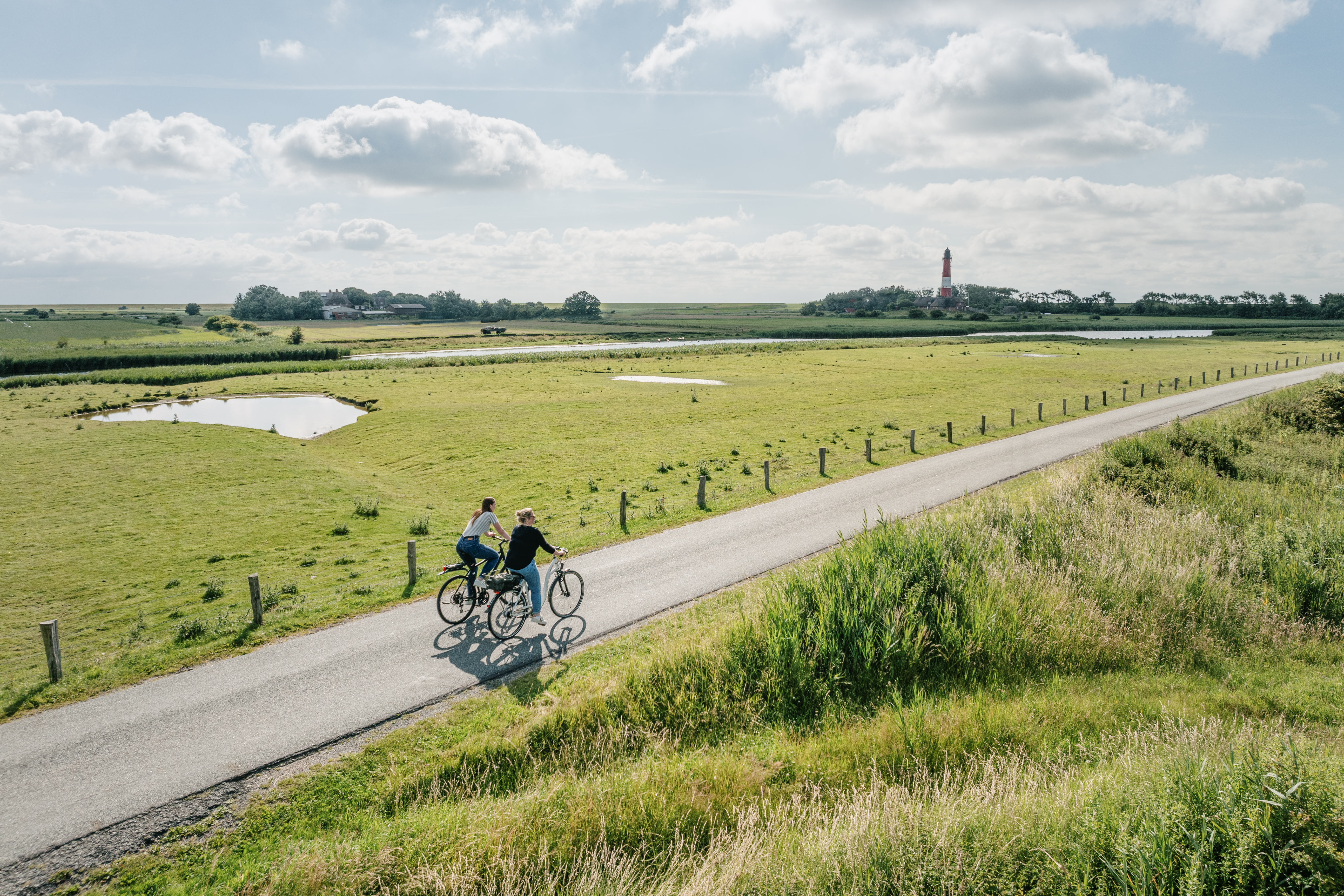 Fahrradfahren auf Pellworm