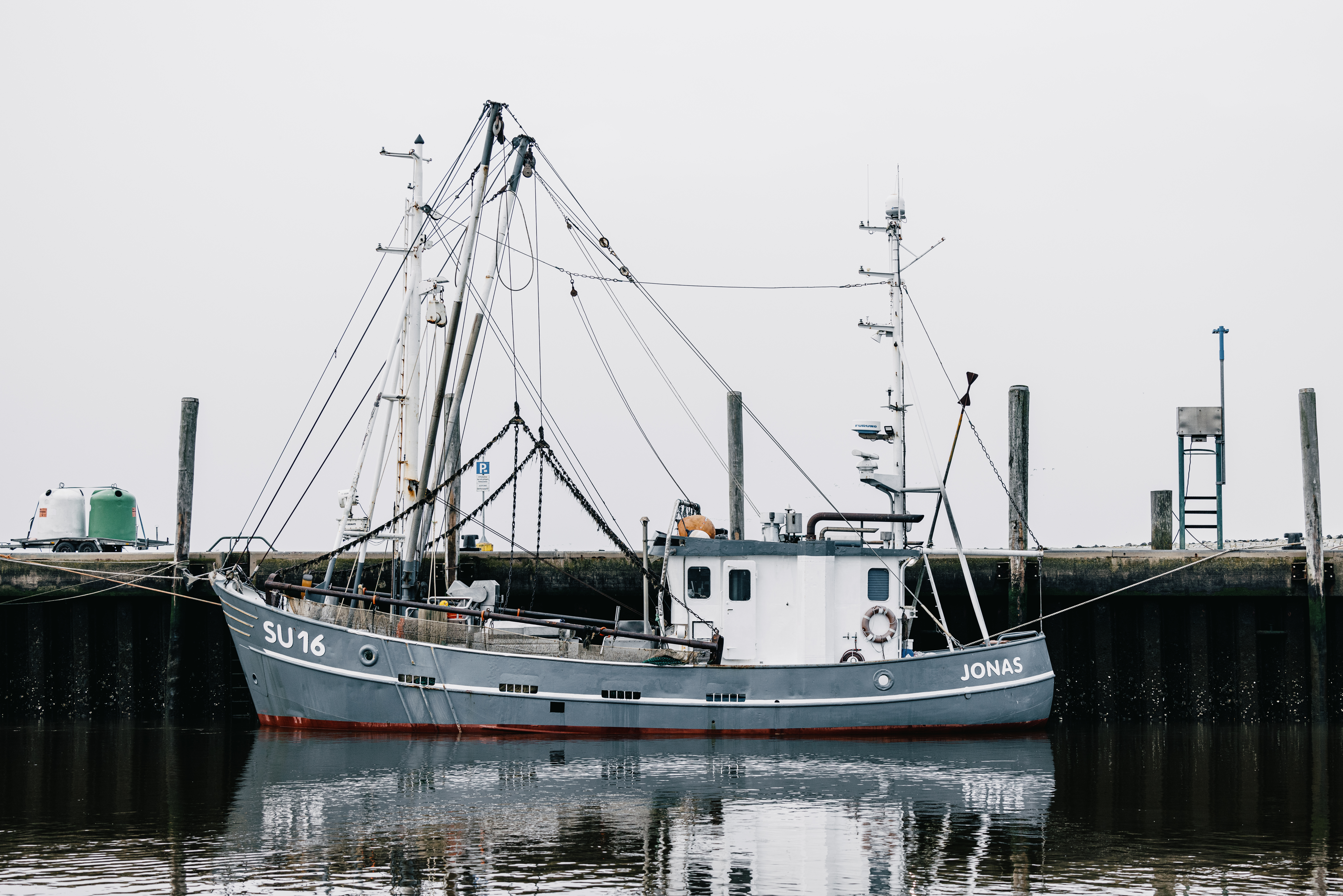 Kutter am Schlüttsieler Hafen