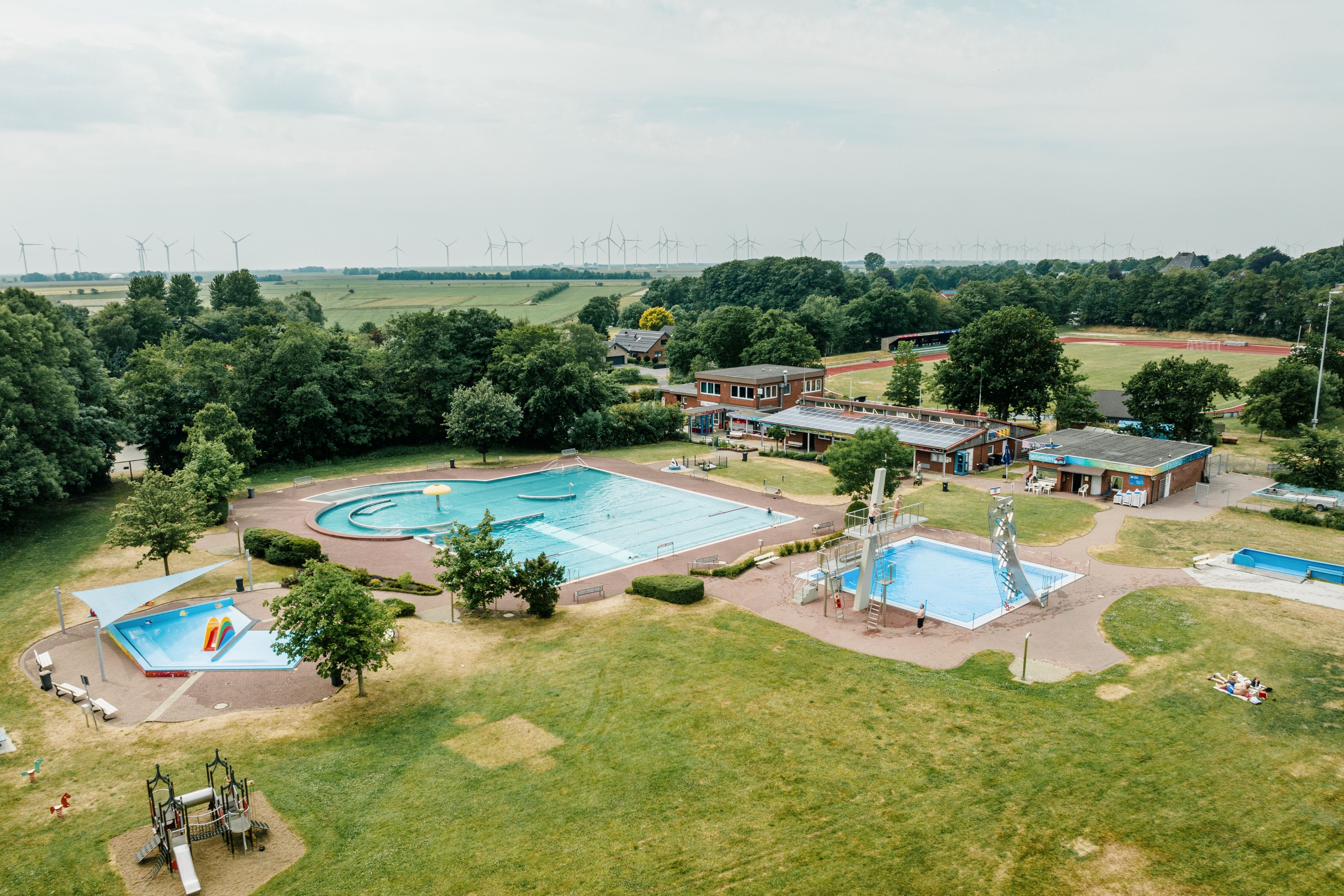 Erlebnisfreibad für Spiel, Spaß und Sport in Bredstedt (Nordfriesland)