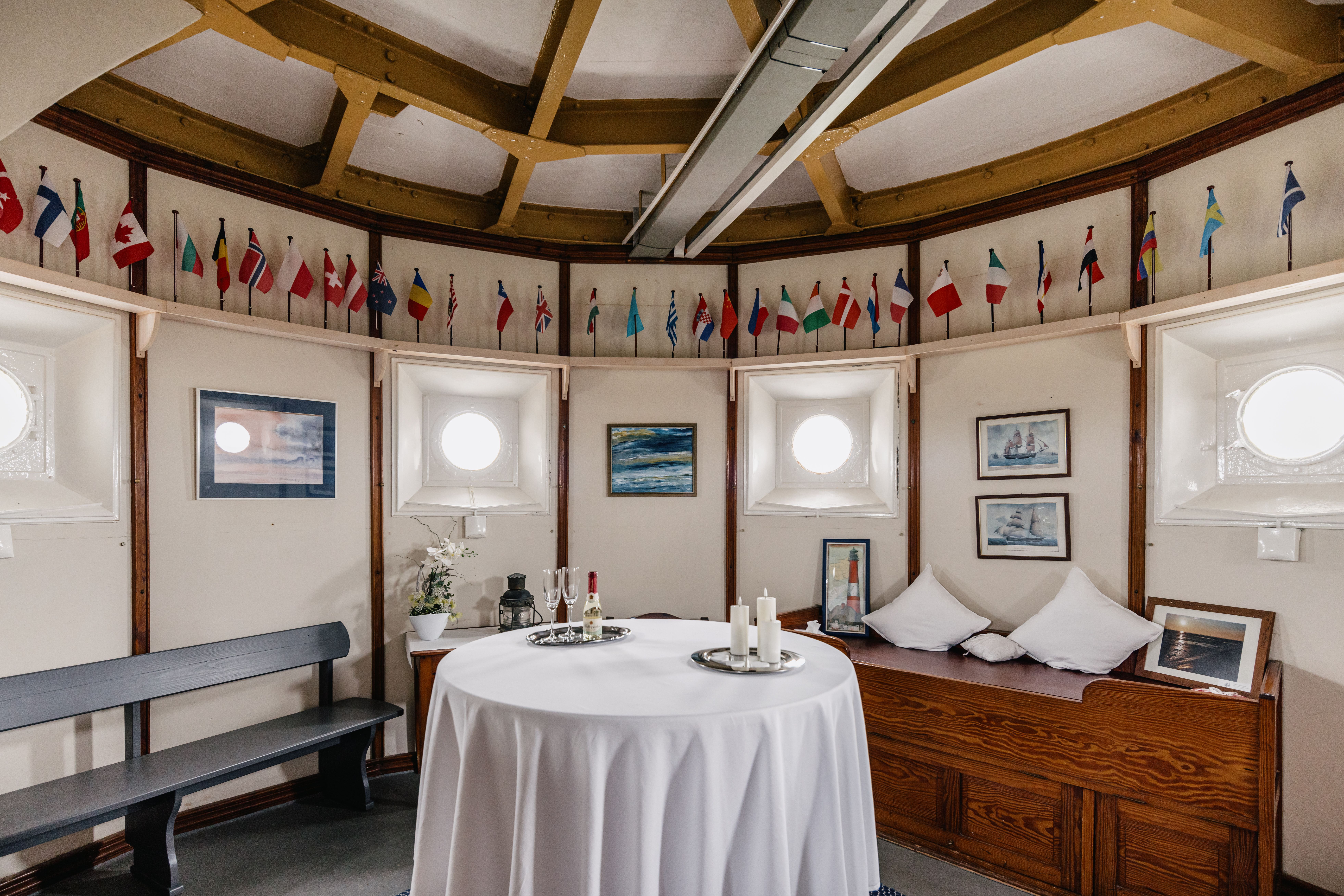 Sich trauen auf dem Pellwormer Leuchtturm ist der beliebt