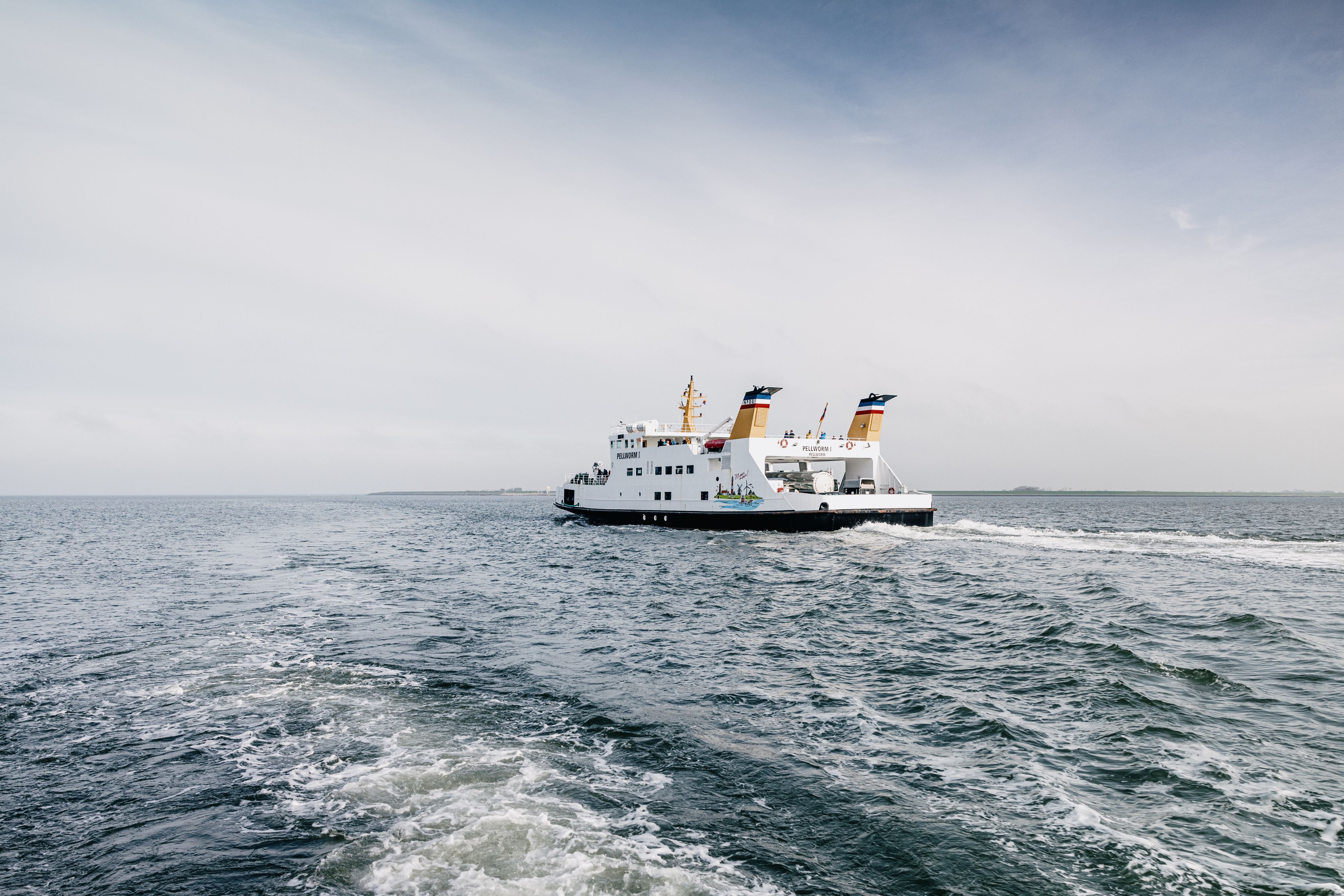 "Pellworm 1" Fähre der NPDG Neue Pellwormer Dampfschiffahrts GmbH verbindet Pellworm und Nordstrand