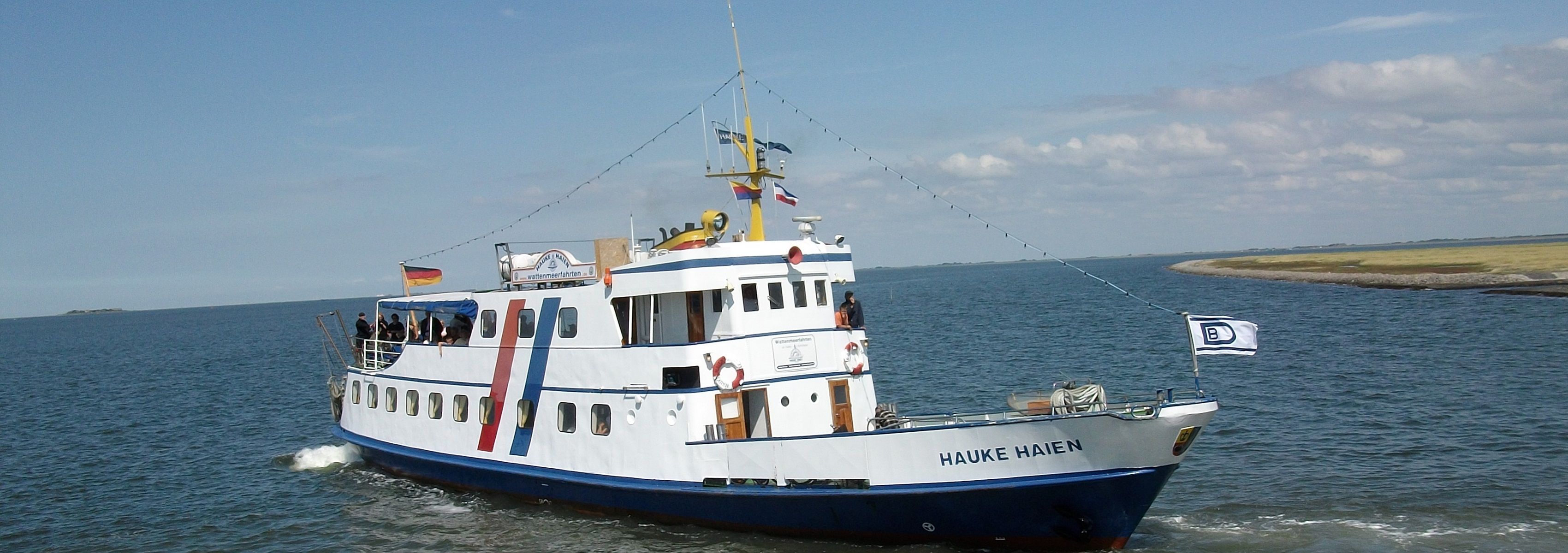 Ausflugsfahrt ins Wattenmeer mit der MS Hauke Haien