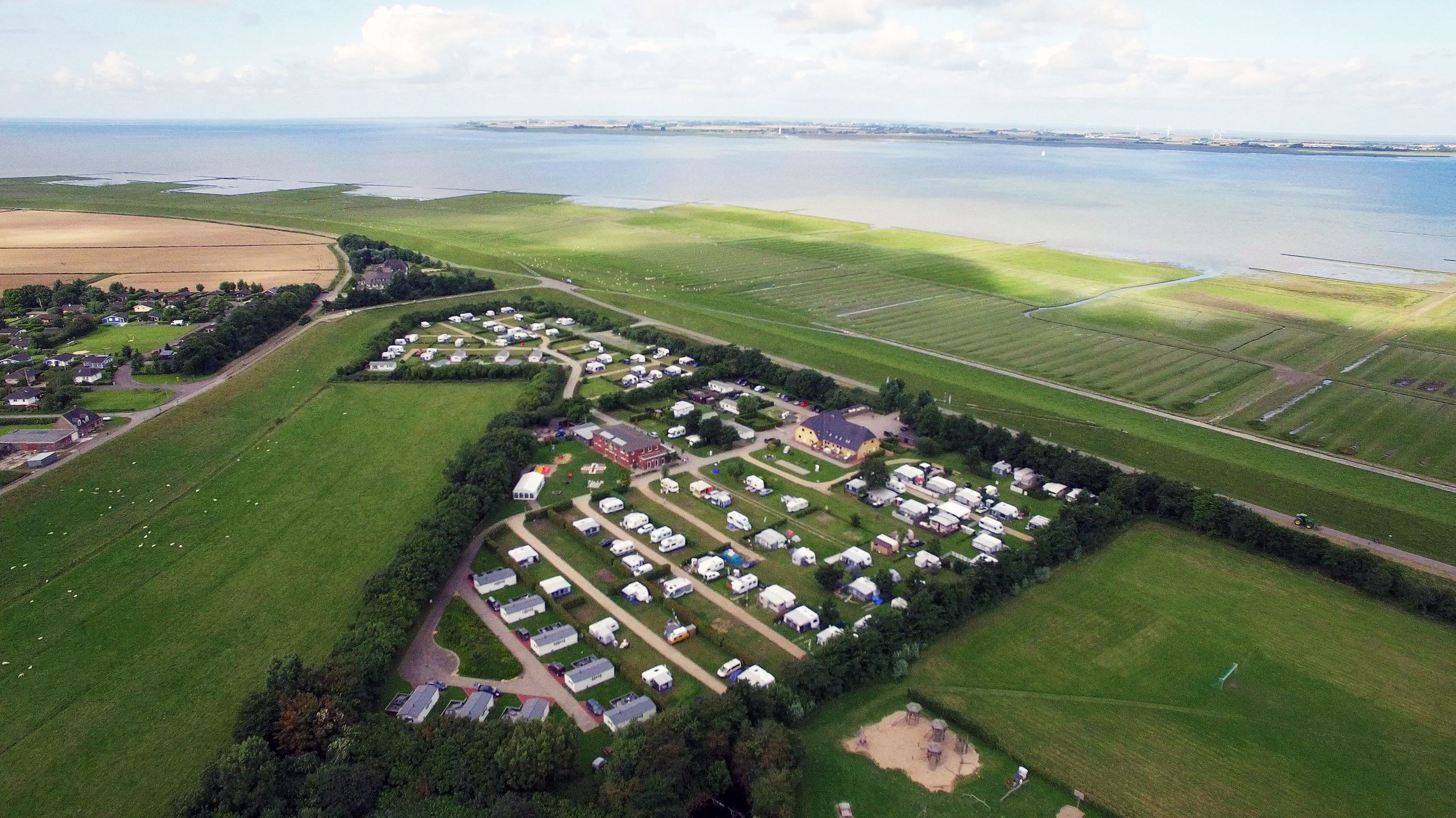 Campingplatz Nordseecamping zum Seehund in Lundenbergsand Simonsberg bei Husum