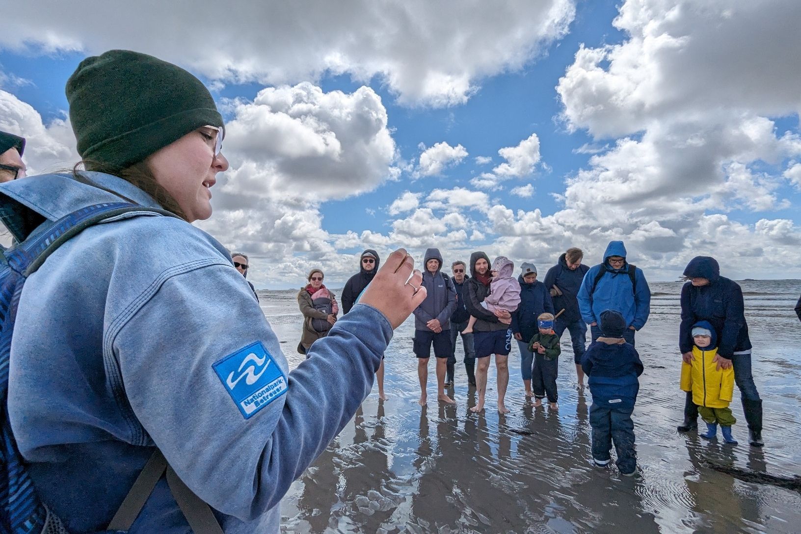Ein Erlebnis für die ganze Familie: Erleben Sie das Watt vor Lundenbergsand bei Husum.