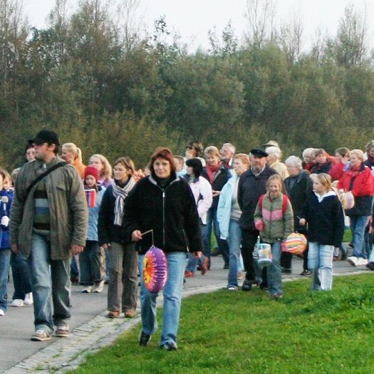 Laterne laufen auf Pellworm