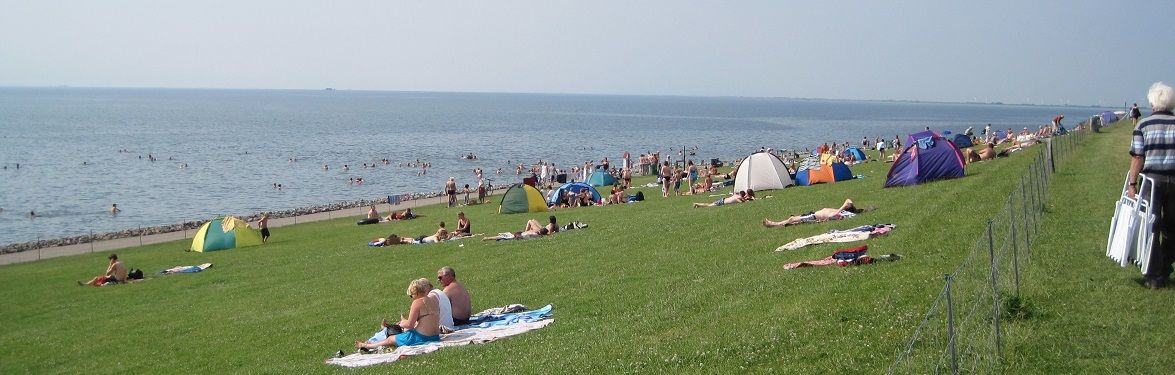 Strand von Lüttmoorsiel an der Nordsee