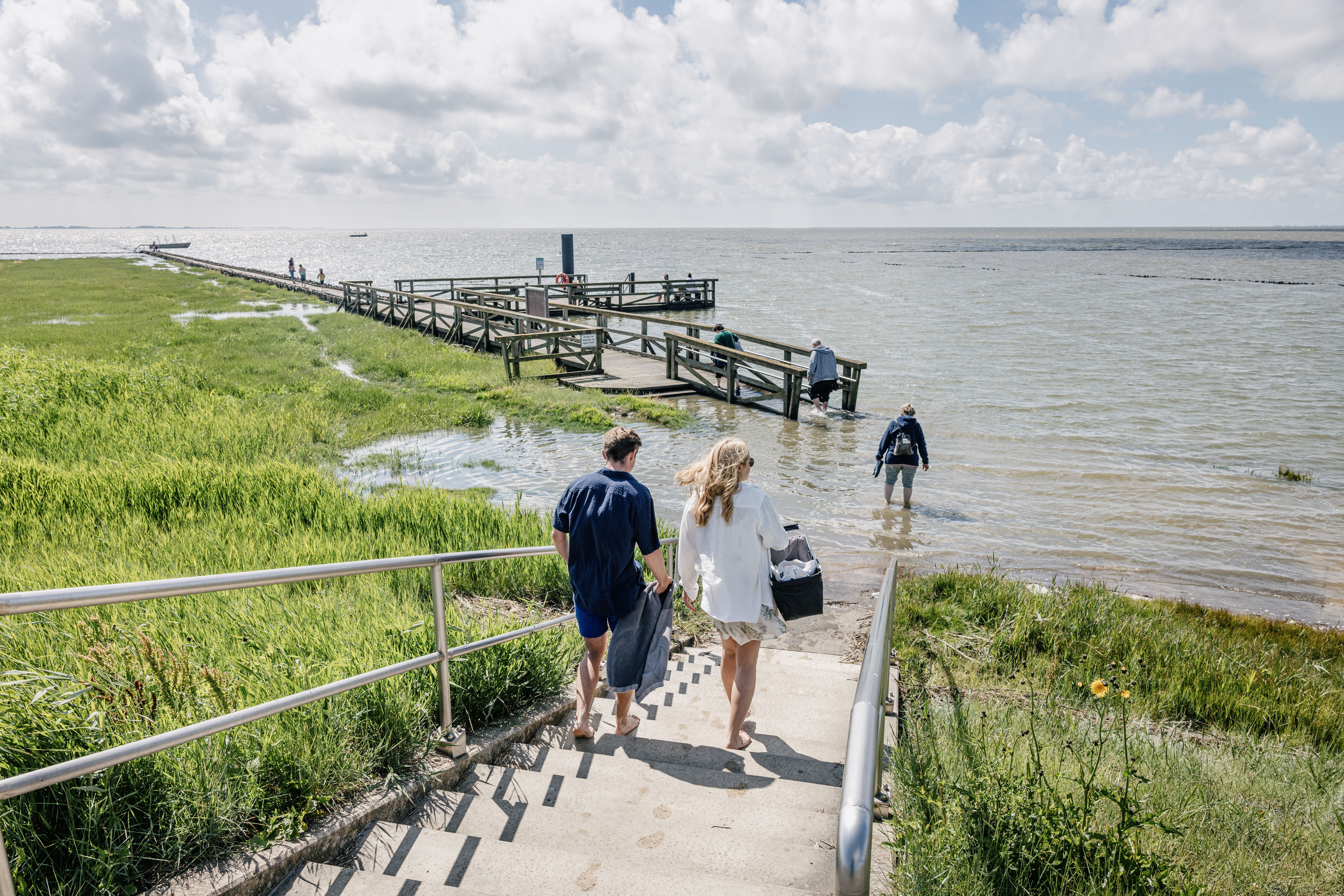 Baden und Schwimmen in Emmelsbüll-Horsbüll an der beliebten Badestelle Südwesthörn