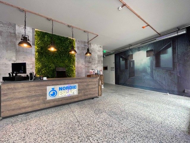 Blick auf den Empfangsbereich von Nordic Escape