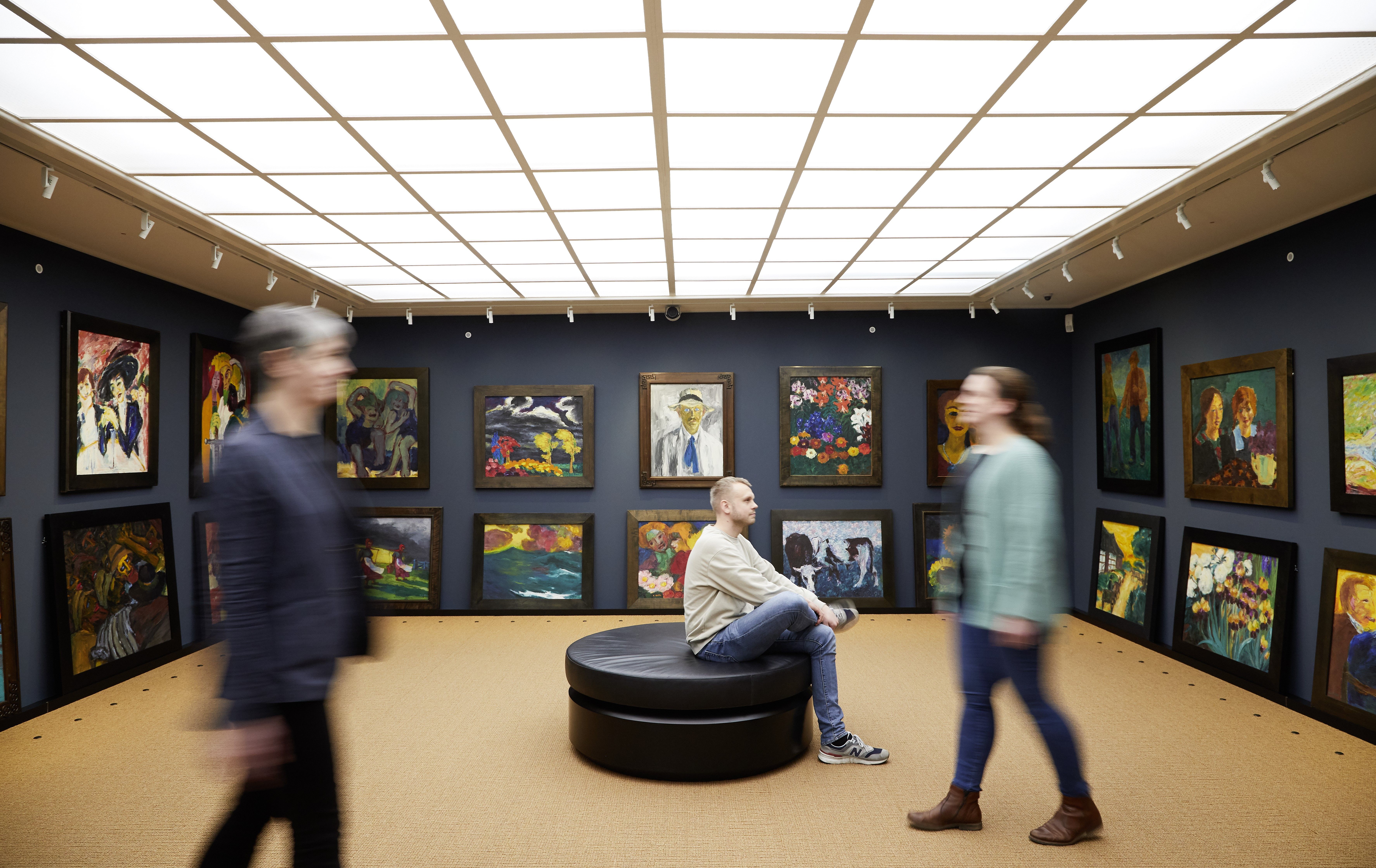 Bildersaal im Nolde Museum Seebüll