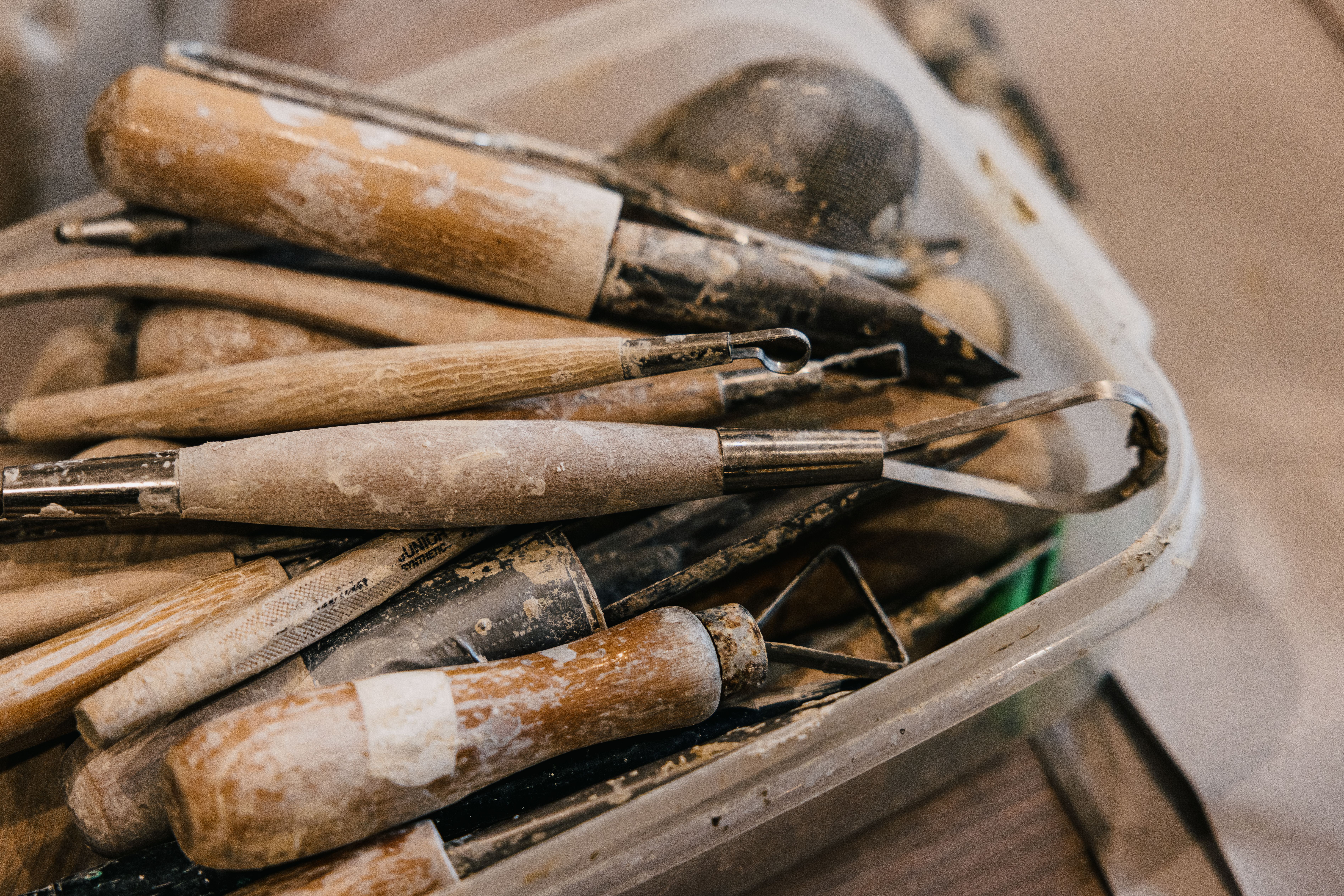 Werkzeug für das Kunsthandwerk Töpfern