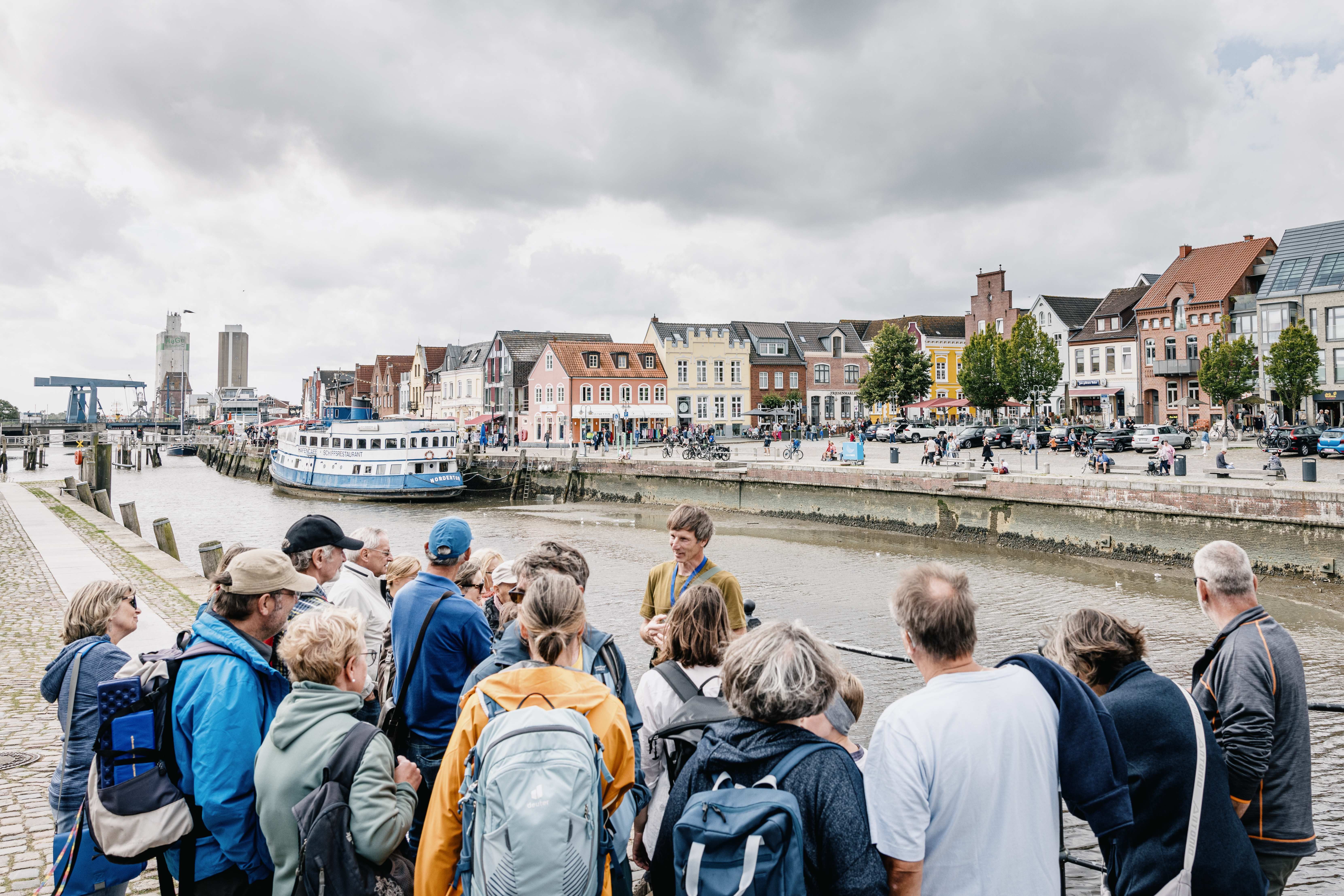 Stadtführung durch Husum, Hafen 