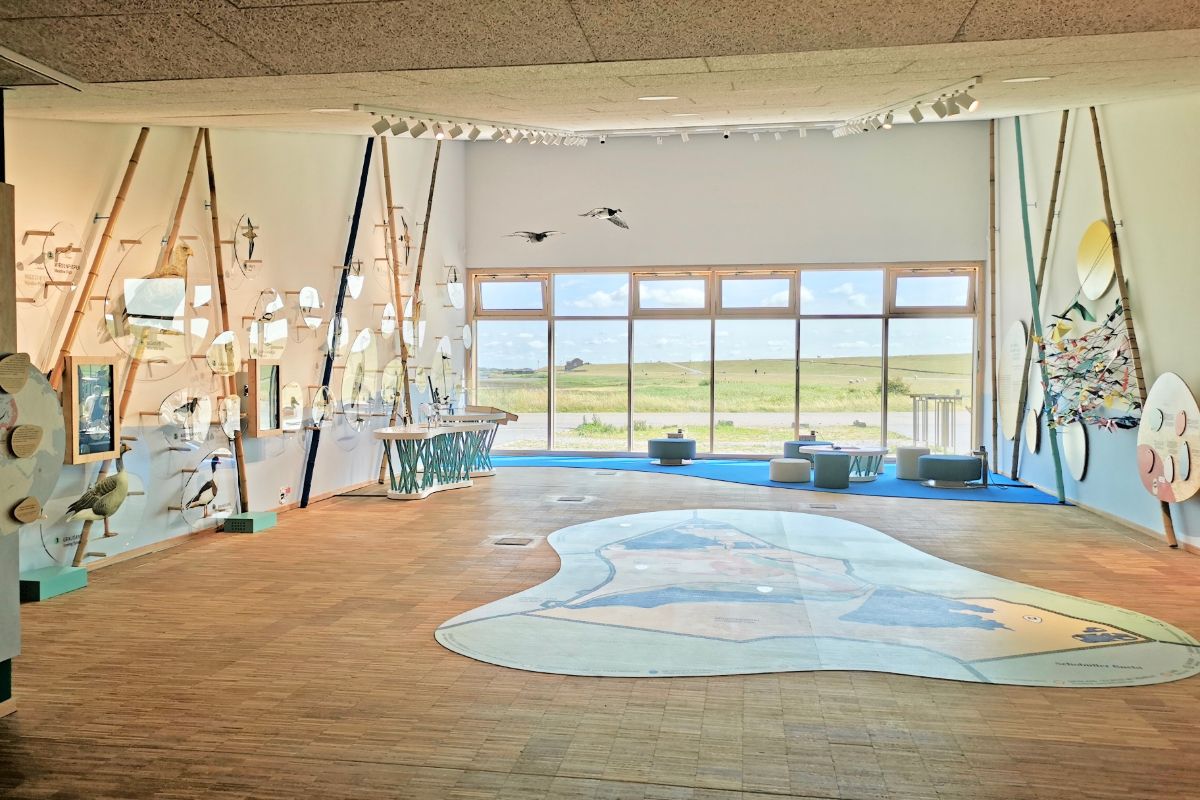 Bei schlechtem Wetter besuchen wir gemeinsam die Ausstellung in der Integrierten Station Westküste.