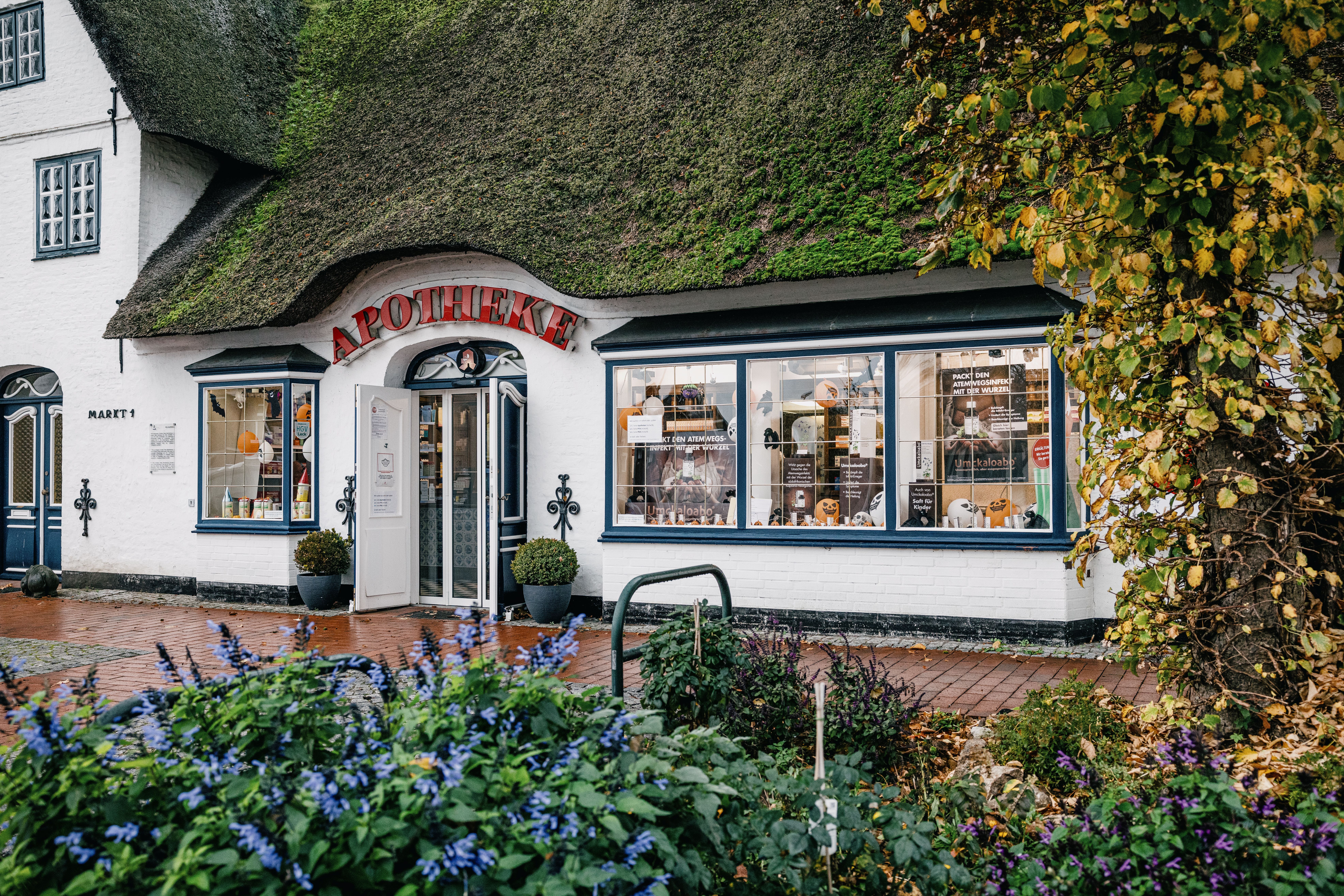 Die alte Apotehke unter Reet in Leck